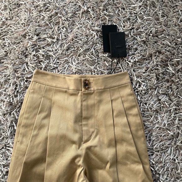 Dsquared2 Tan High-Waisted Trousers - US 2 - Picture 3 of 9